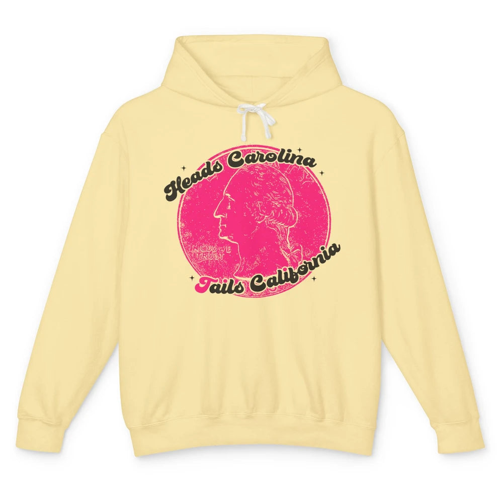 Vintage Heads Carolina Tail California Western Country Unisex Lightweight Hoodie