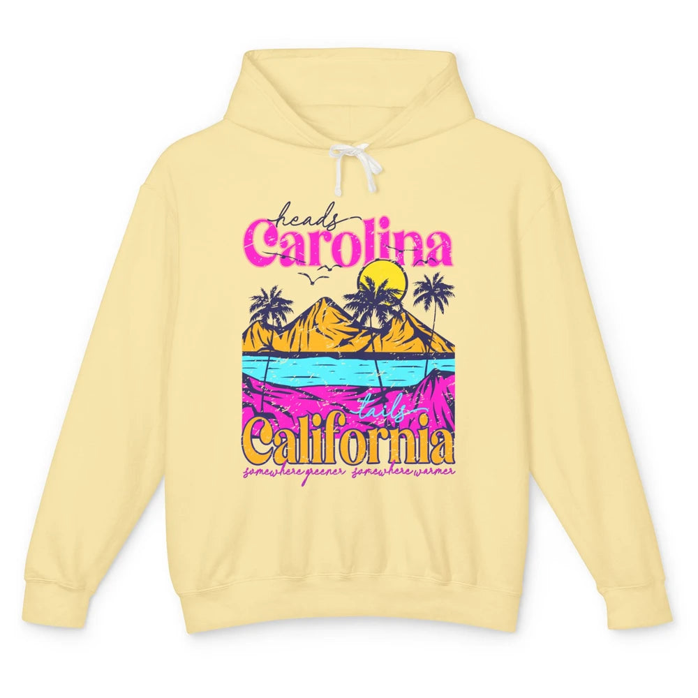 Heads Carolina Tail California Western Summer Beach Paradise Unisex Lightweight Hoodie