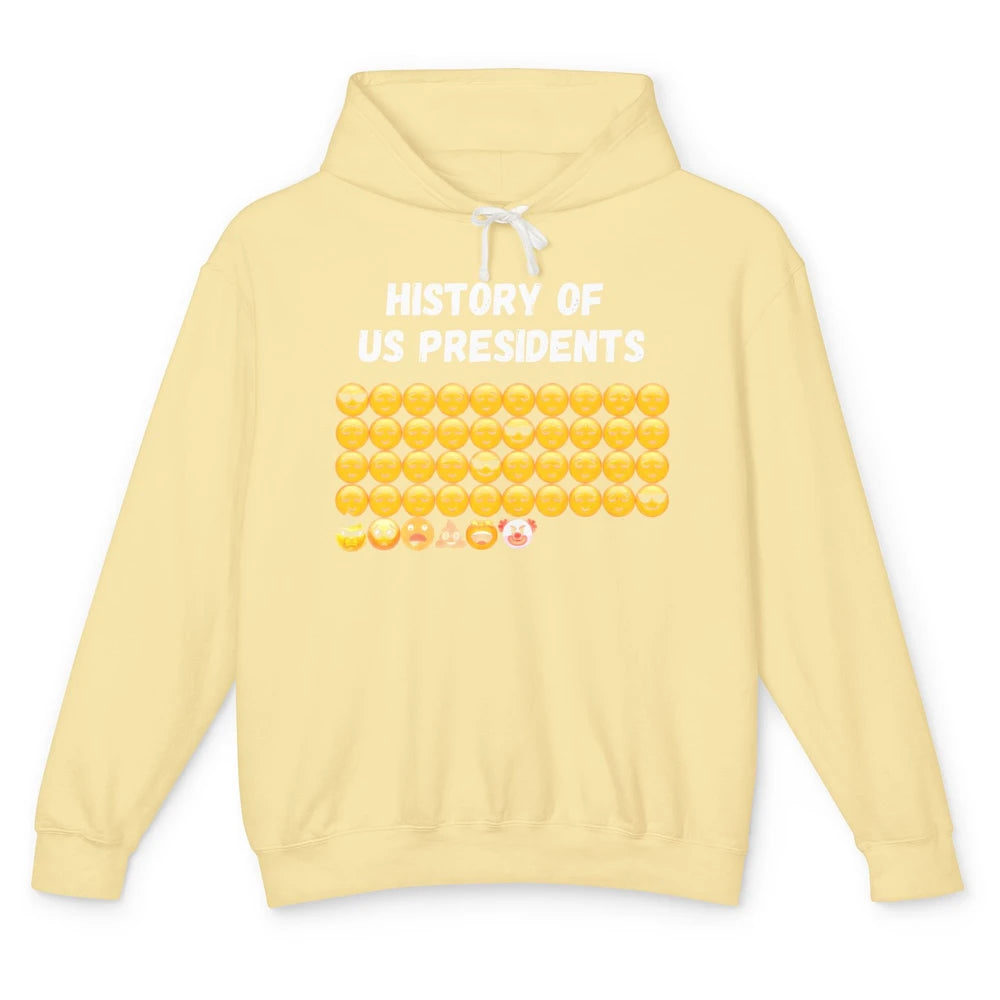 History Of Us Presidents Pro Trump Anti Biden Trump 2024 Unisex Lightweight Hoodie