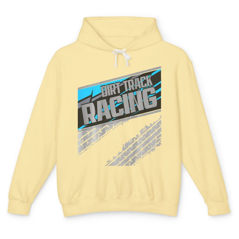 Dirt Track Racing Vintage Retro Sprint Car Speed Race Truck Unisex Lightweight Hoodie