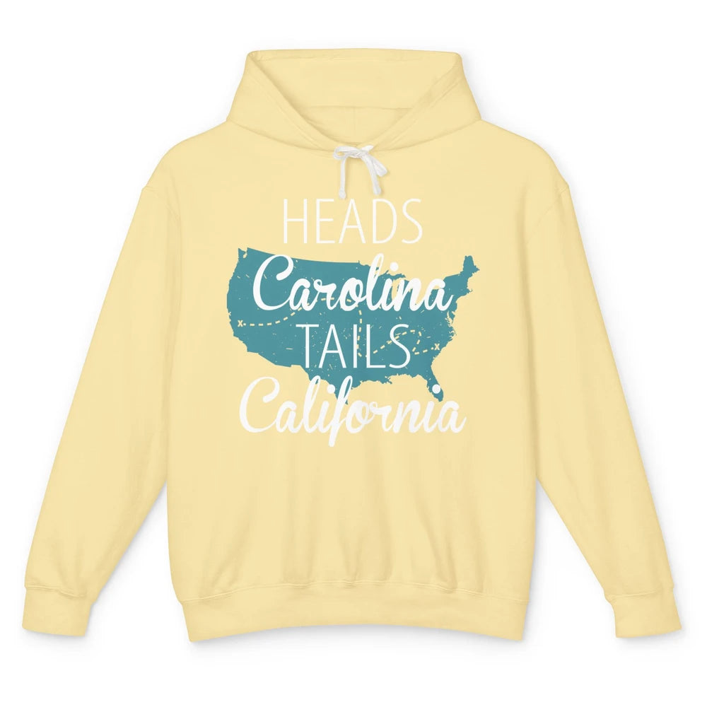 Heads Carolina Tail California Western Country Summer Beach Unisex Lightweight Hoodie