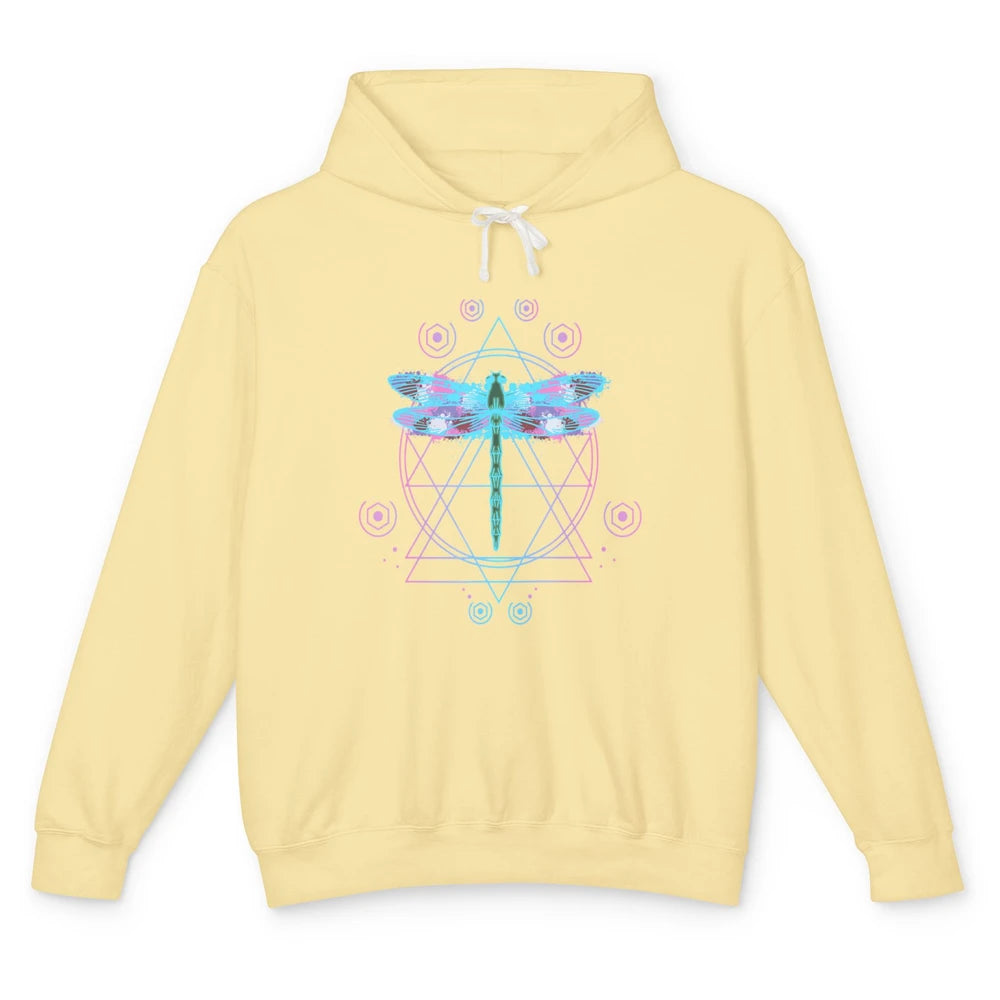 Dragonfly Pastel Gothic Hippie Aesthetic Dark Mystical Witch Unisex Lightweight Hoodie