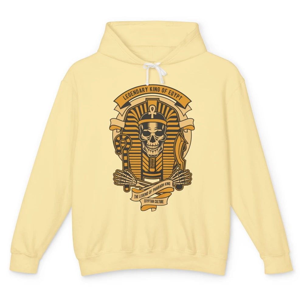 Ancient Egyptian Pyramid Golden King Tut Pharaoh Tutankhamun Unisex Lightweight Hoodie