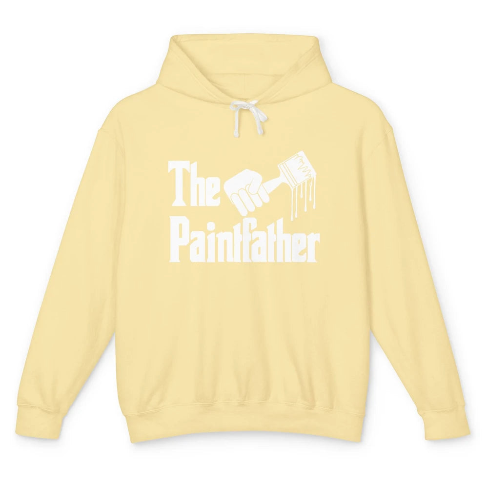 The Paintfather Funny Painter Artist Teacher Art Vintage Dad Unisex Lightweight Hoodie