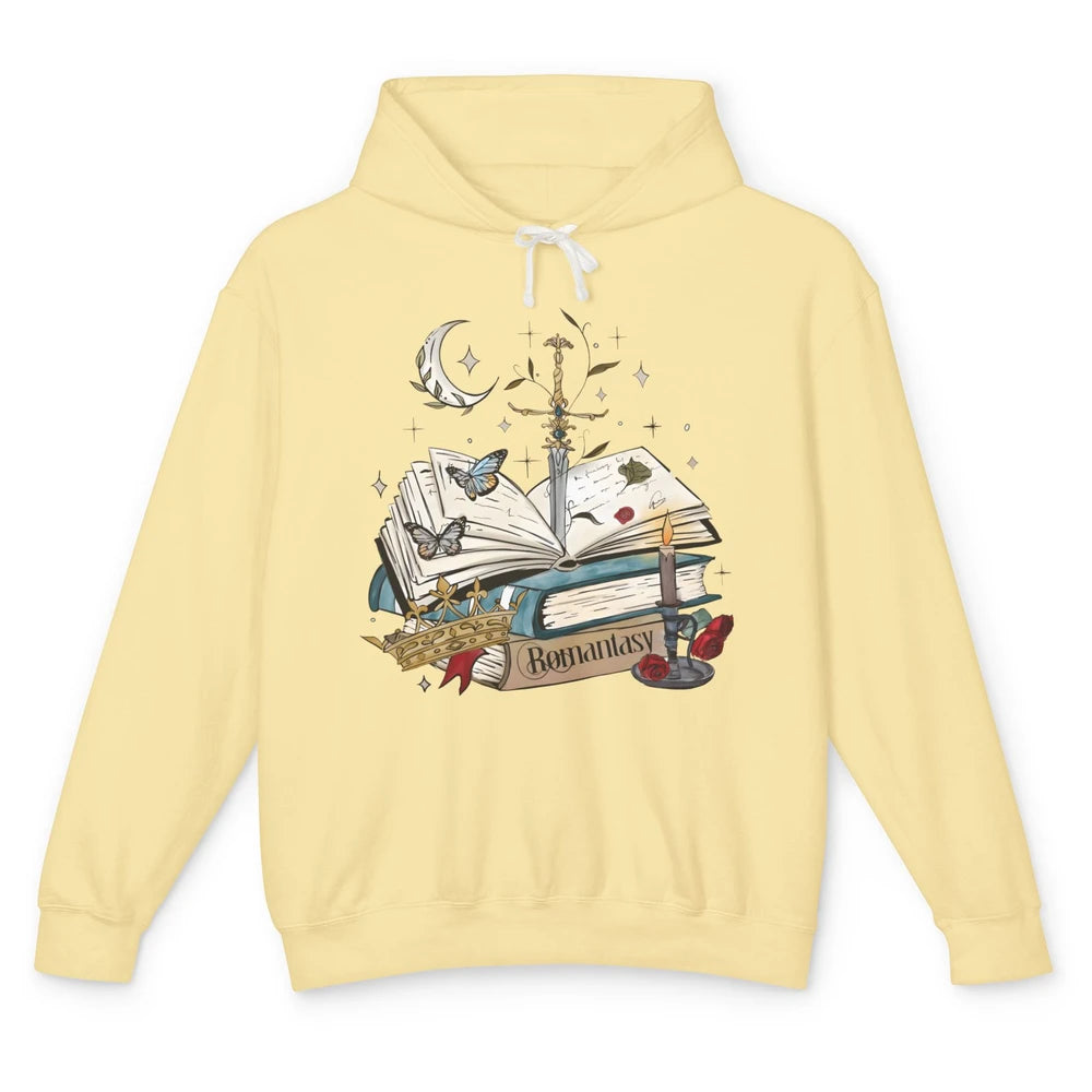 Bookish Romance Reader Librarian Literature Gothic Bookworm Unisex Lightweight Hoodie