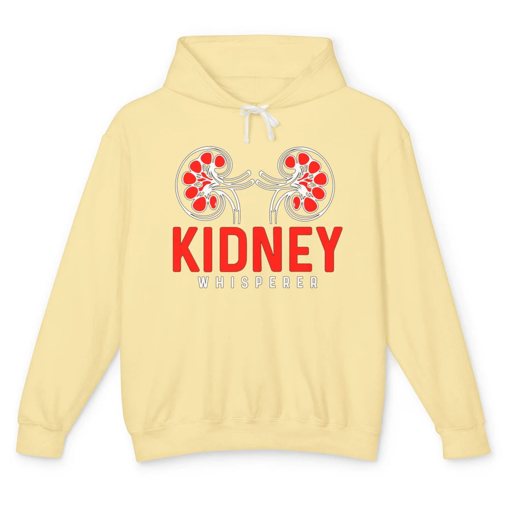 Nephrologist Dialysis Tech Nurse Kidney Whisperer Nursing Unisex Lightweight Hoodie