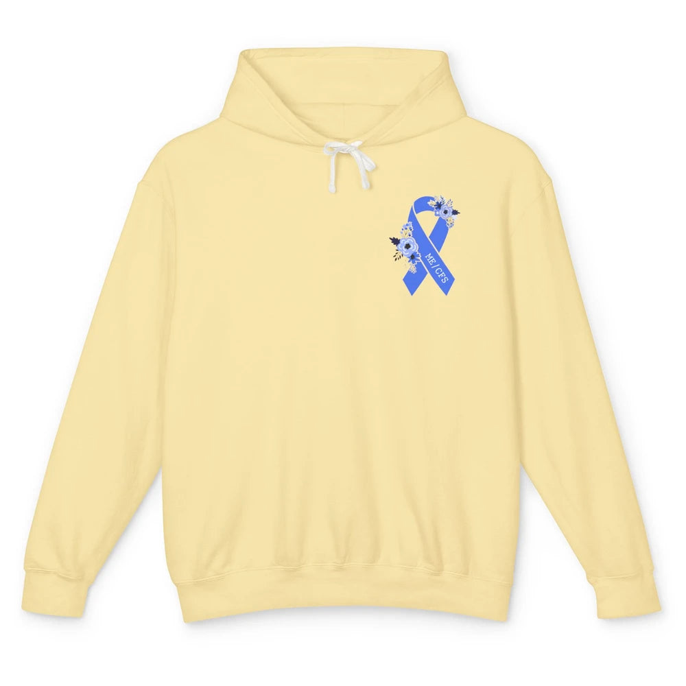 ME/CFS Chronic Fatigue Syndrome Awareness Ribbon Pocket Size Unisex Lightweight Hoodie