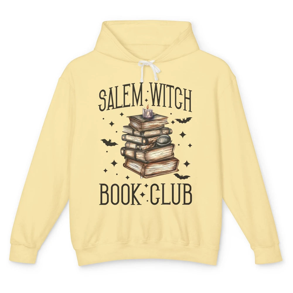 Retro Halloween Salem Witch Book Club Booknerd Reading Lover Unisex Lightweight Hoodie