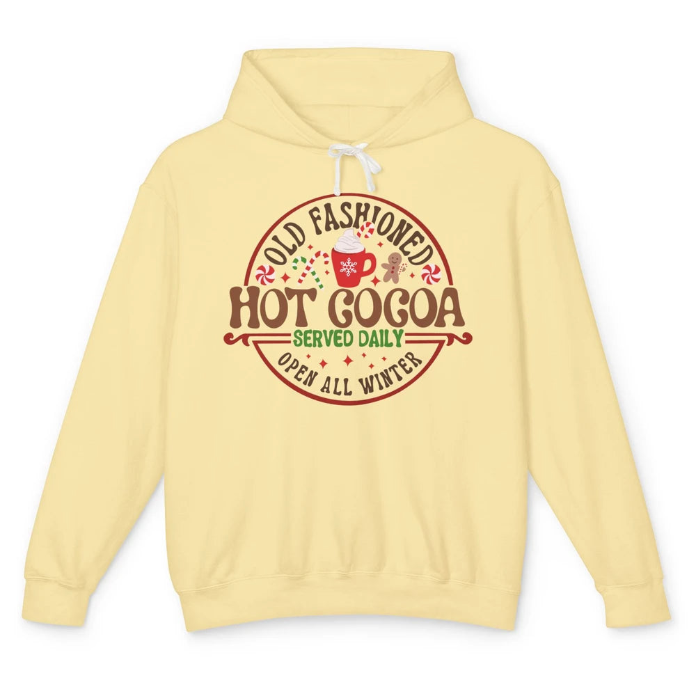 Christmas Gingerbread Hot Cocoa Hot Chocolate Christmas Unisex Lightweight Hoodie