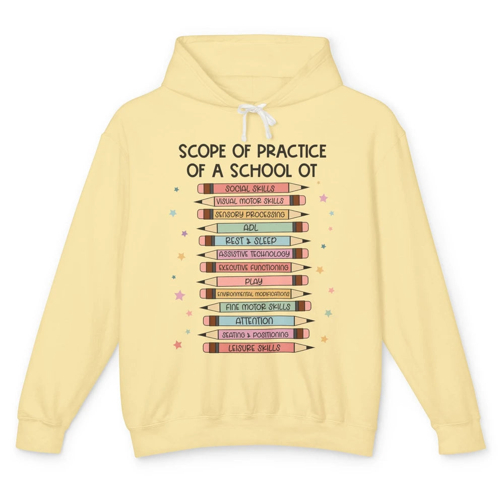 Scope Of Practice Of A School Occupational Therapy Teacher Unisex Lightweight Hoodie