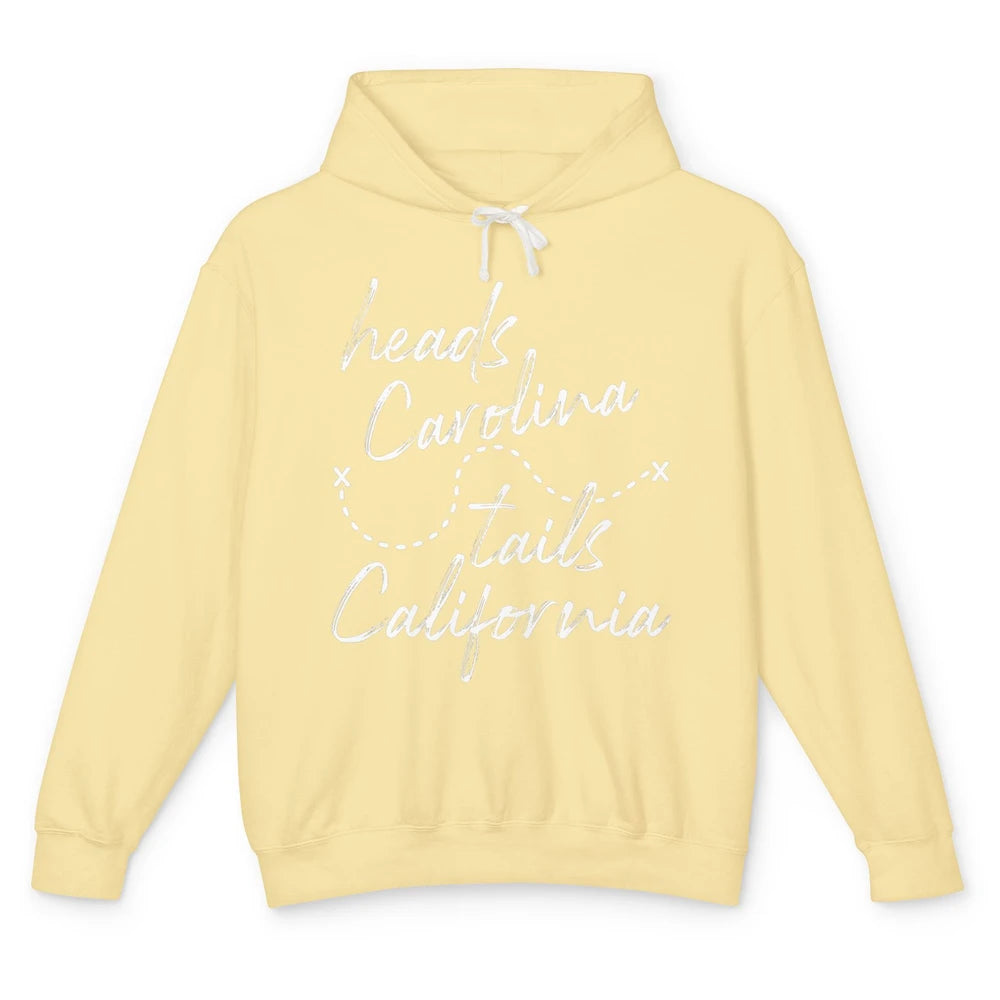 Retro 90s Heads Carolina Tail California Beach Summer Travel Unisex Lightweight Hoodie