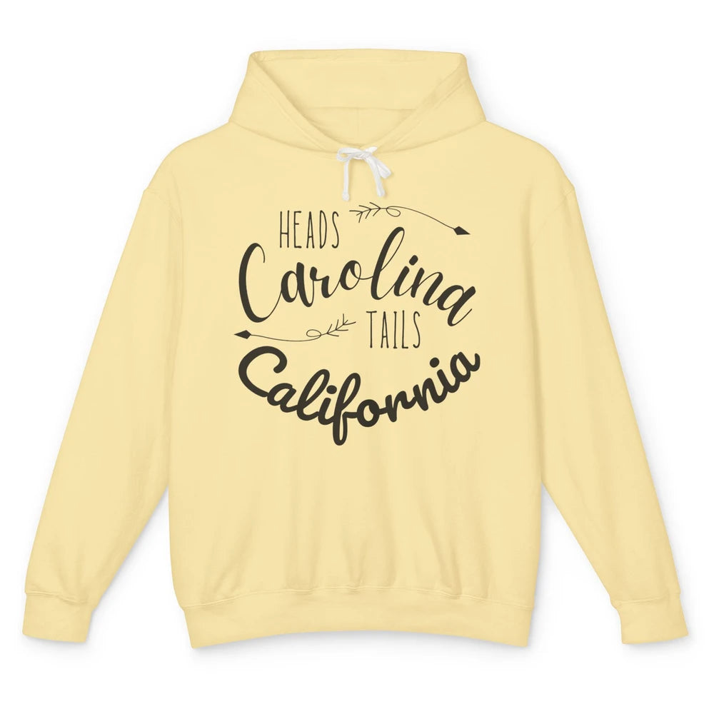 Heads Carolina Tail California Western Summer Beach Paradise Unisex Lightweight Hoodie