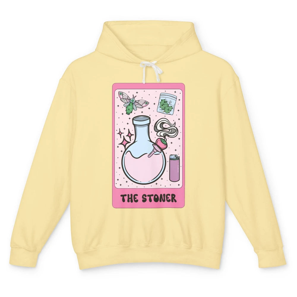 Funny Weed The Stoner Tarot Card Cannabis Weed Lovers Unisex Lightweight Hoodie