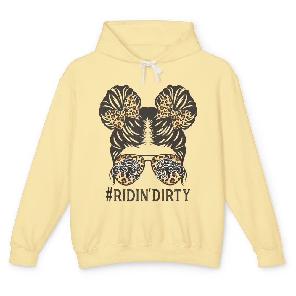 Retro UTV Riding Dirty Messy Hair Offroad Riding SXS Life Unisex Lightweight Hoodie