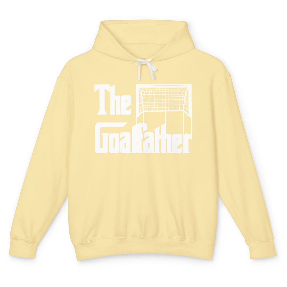 The Goalfather Dad Soccer Goalkeeper Footballer Father Gift Unisex Lightweight Hoodie