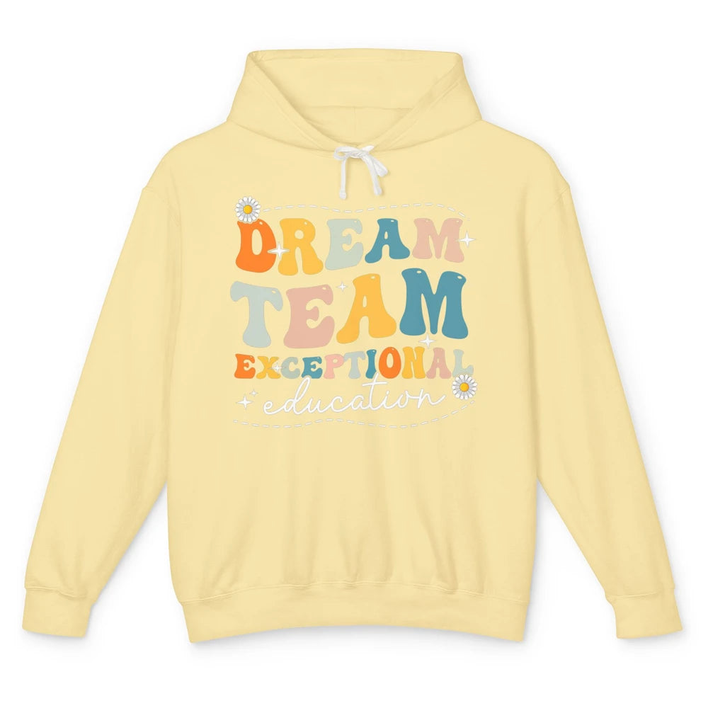 Groovy Dream Exceptional Education Sped Teacher Therapy Boho Unisex Lightweight Hoodie