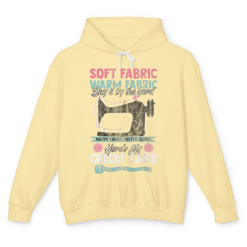 Soft Fabric By The Yard Sewing Machine Quilting Crafting Unisex Lightweight Hoodie