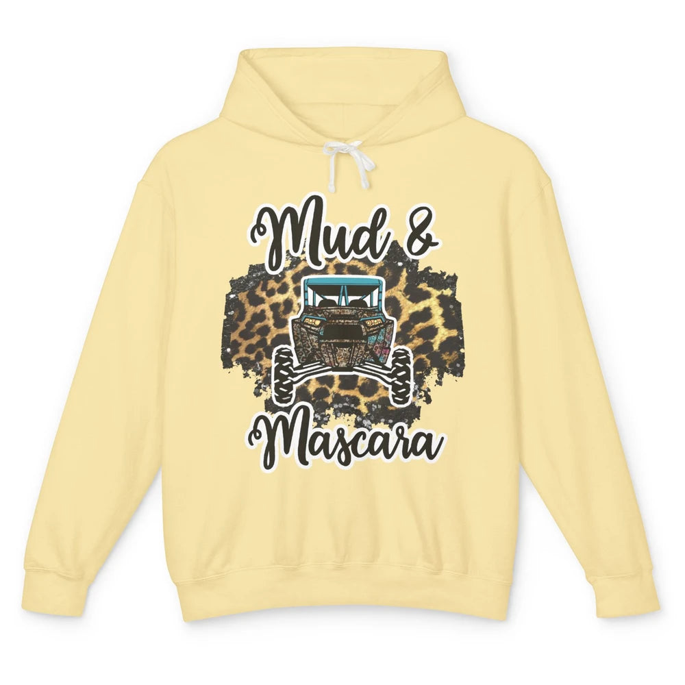 Mud and Mascara Leopard ATV Rider UTV Off-roading SXS Life Unisex Lightweight Hoodie