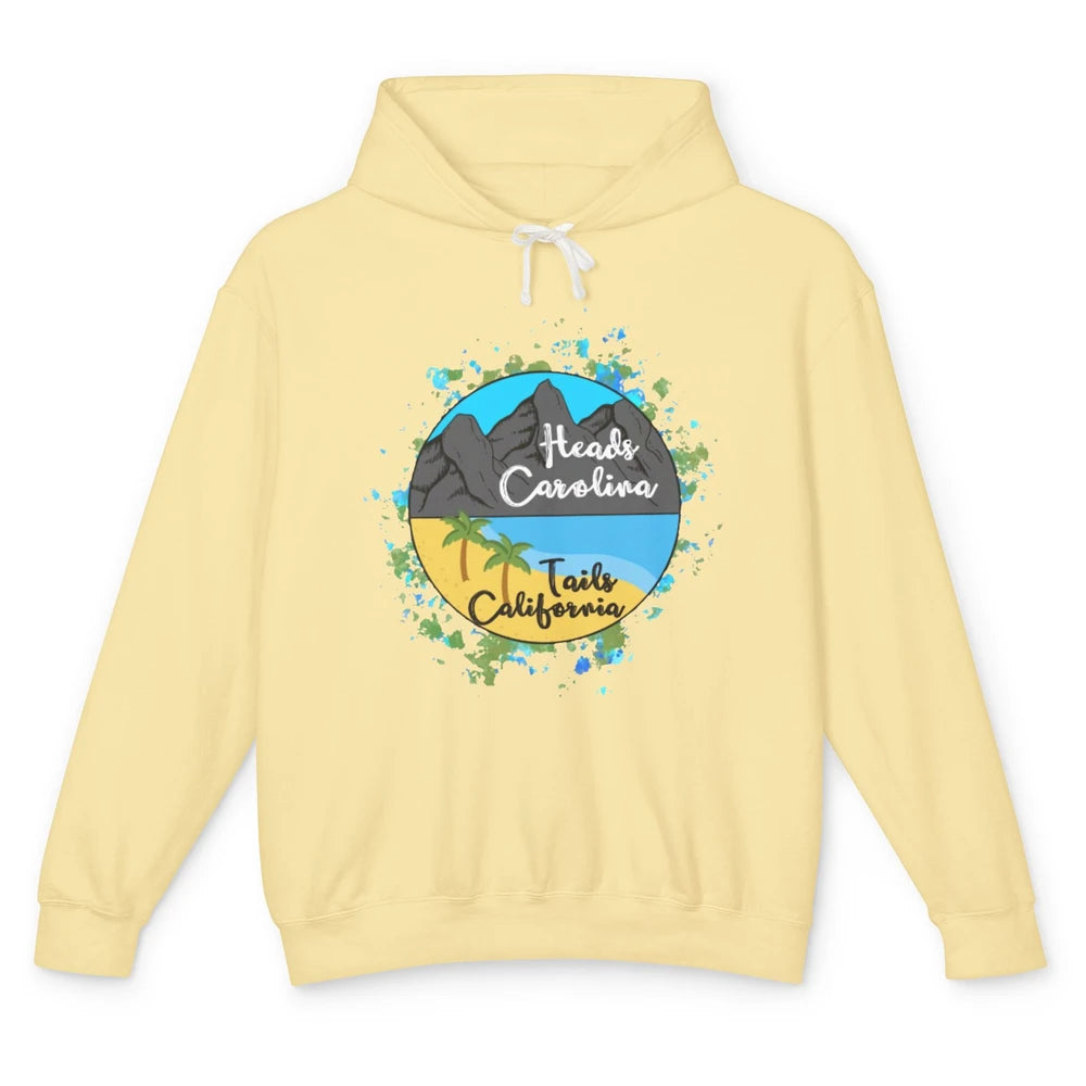 Vintage Heads Carolina Tail California Western Country Music Unisex Lightweight Hoodie