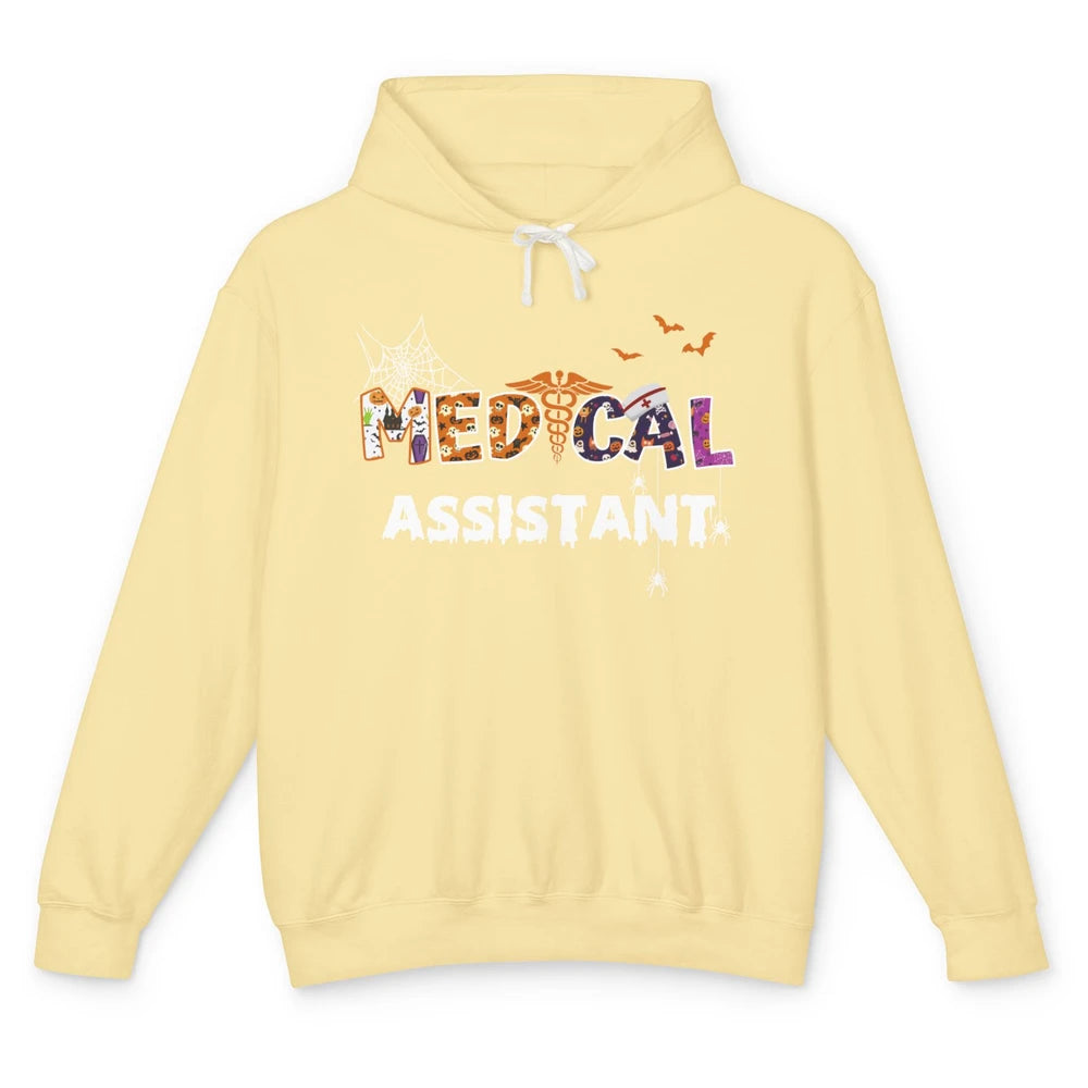 Funny Spooky Medical Assistant Halloween Costume CMA Gift Unisex Lightweight Hoodie