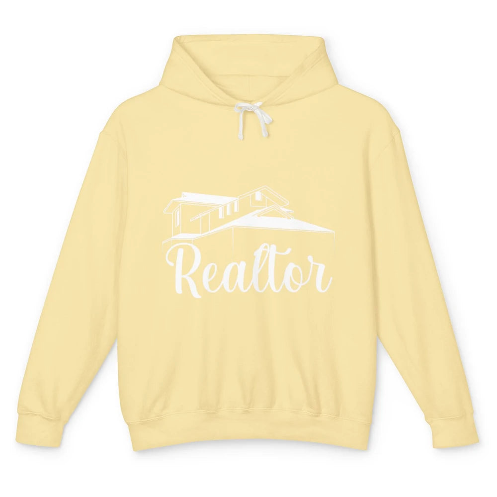 Real Estate Realtor Be There For You House Agent Close Deal Unisex Lightweight Hoodie