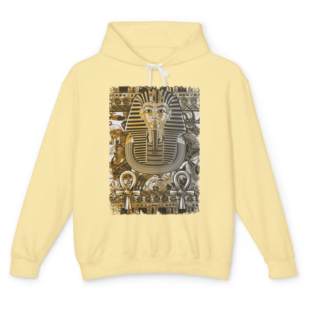 Ancient Egyptian Pyramid Golden King Tut Pharaoh Tutankhamun Unisex Lightweight Hoodie