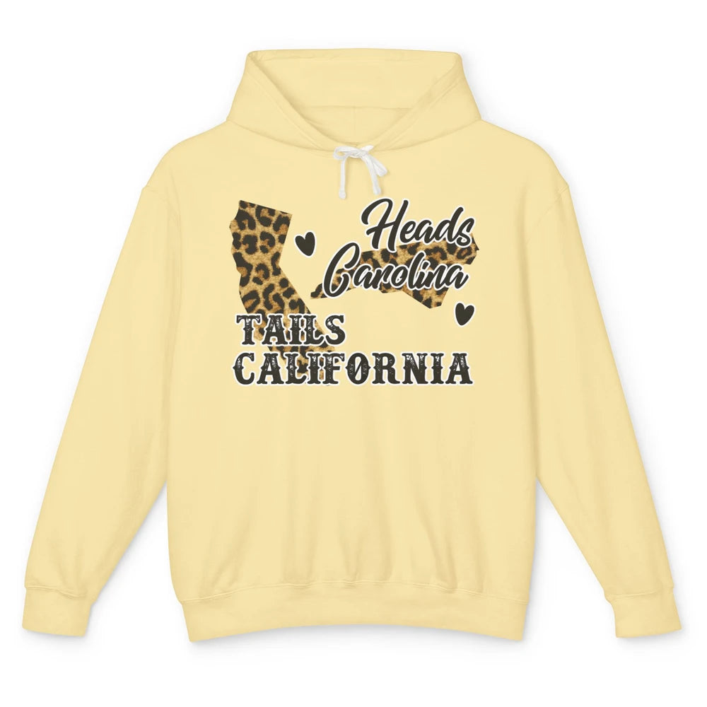 Retro Leopard Heads Carolina Tail California Western Summer Unisex Lightweight Hoodie