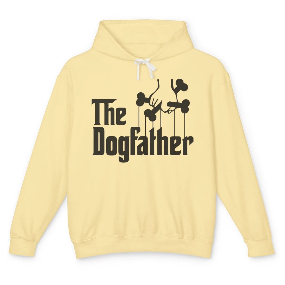 The Dogfather Parody Dog Lovers Funny Dog Dad Fathers Day Unisex Lightweight Hoodie