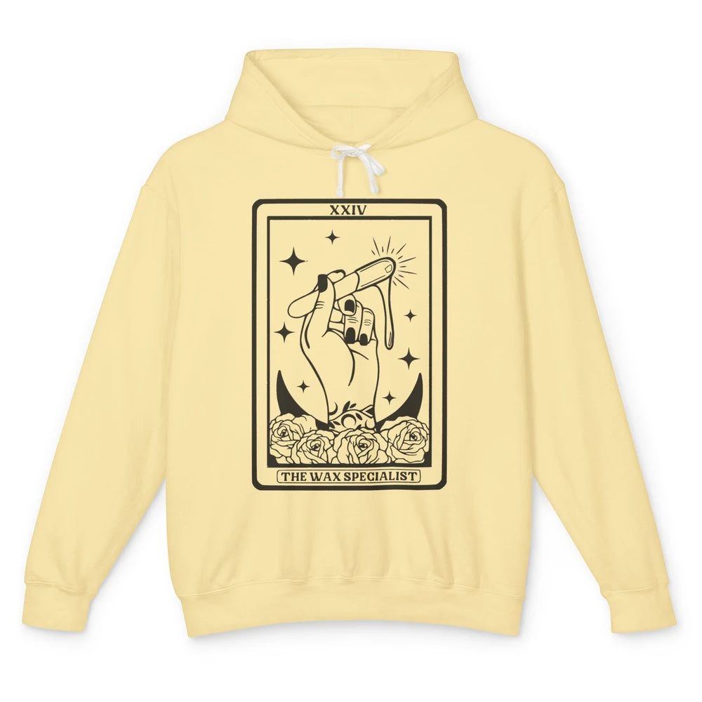 Wax Specialist Tarot Card Beautician Wax Hustler Cosmetology Unisex Lightweight Hoodie