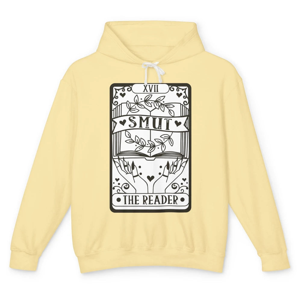 Retro Smut The Reader Tarot Card Halloween Book Lovers Unisex Lightweight Hoodie