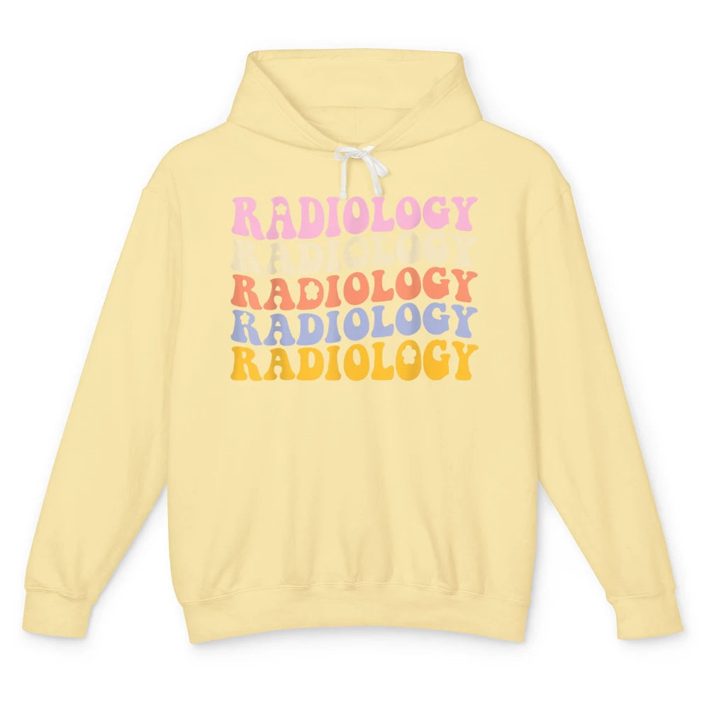 Groovy Radiology Life Radiologist Rad Tech Technologist Boho Unisex Lightweight Hoodie