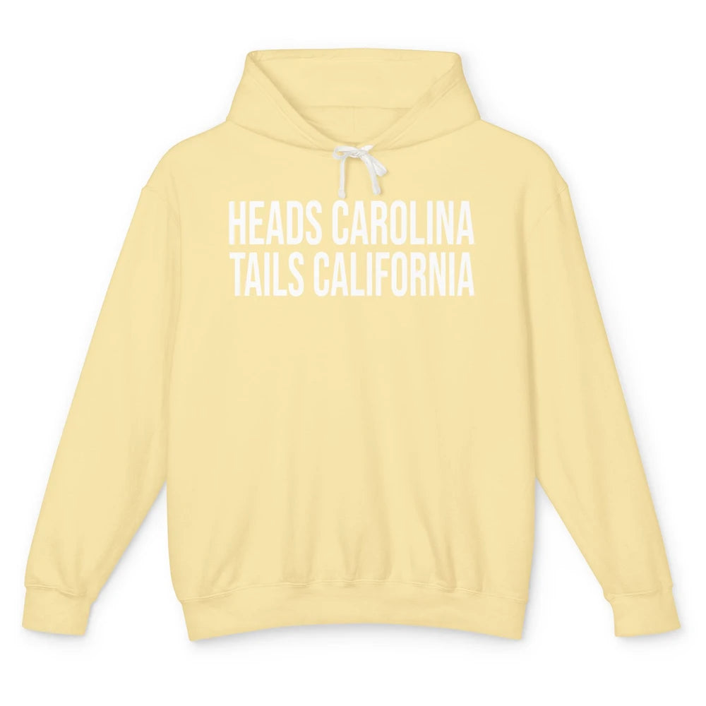 Vintage Heads Carolina Tail California Summer Beach Paradise Unisex Lightweight Hoodie