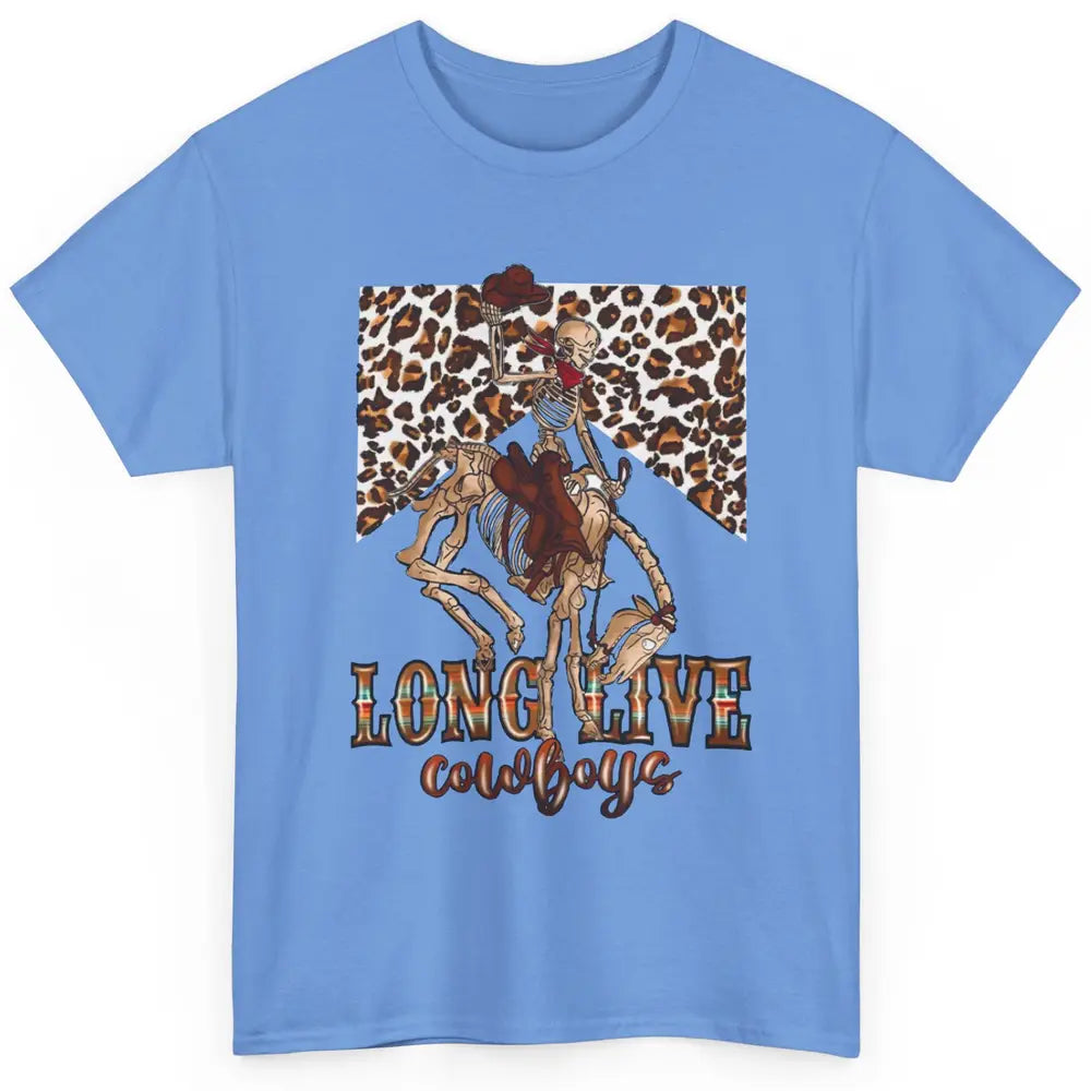 Cowboy Killer Long Live Cowboy Skeleton Leopard Western Classic Unisex T-Shirt