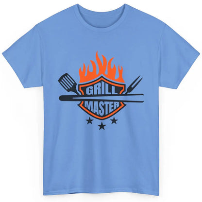 Funny BBQ Grill Master Grillfather Grilling Flames Grillers Classic Unisex T-Shirt