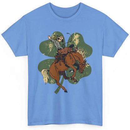 Cowboy Bronc Horsing Shamrocks St. Patricks Day Western Classic Unisex T-Shirt