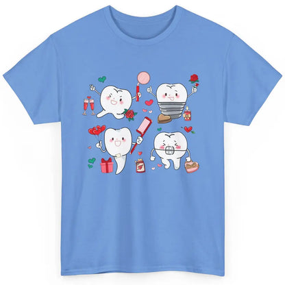 Dental Hygienist Dentist Teeth Squad Love Valentines Day Classic Unisex T-Shirt