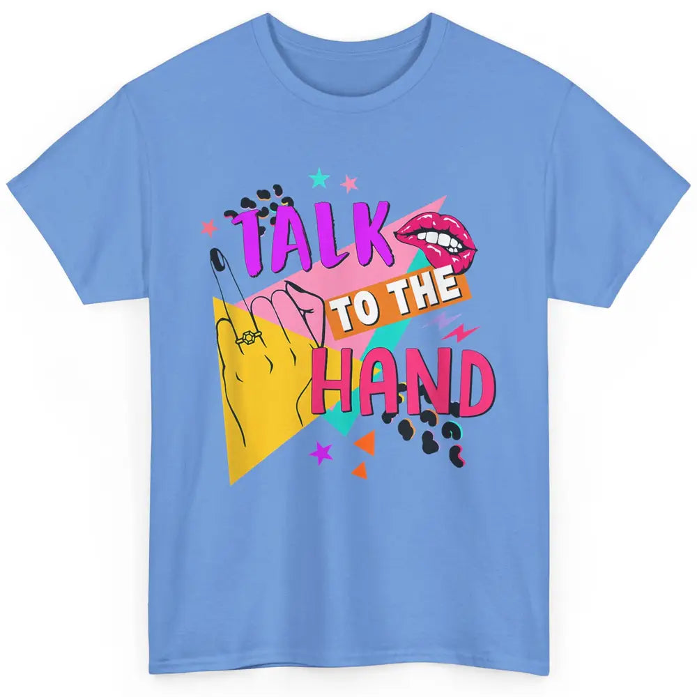 Talk To Hand Bride Retro 90s Bachelorette Bridal Engagement Classic Unisex T-Shirt