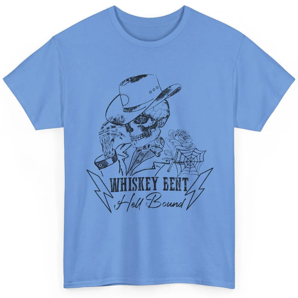 Skeleton Cowboy Whiskey Bent Hell Bound Western Country Classic Unisex T-Shirt