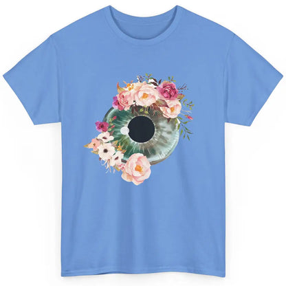 Floral Eyeball Optometrist Eye Anatomy Ophthalmology Tech Classic Unisex T-Shirt