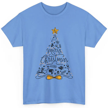 Funny Sewing Merry Christmas Tree Quilting Symbols Christmas Classic Unisex T-Shirt