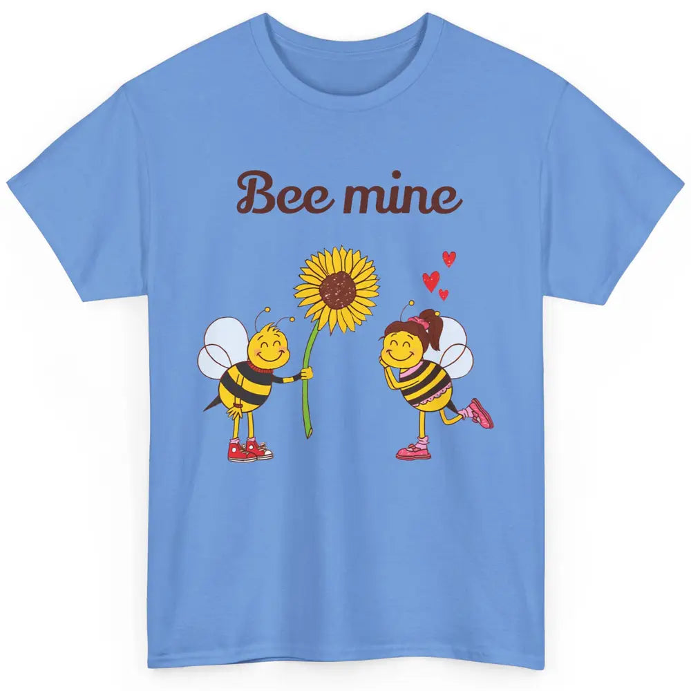 Bee Mine Love Valentine's Day Couple Romantic Bee Love Classic Unisex T-Shirt