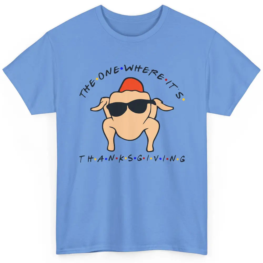 Funny Thanksgiving Crew Turkey Chicken Thanksgiving Dinner Classic Unisex T-Shirt