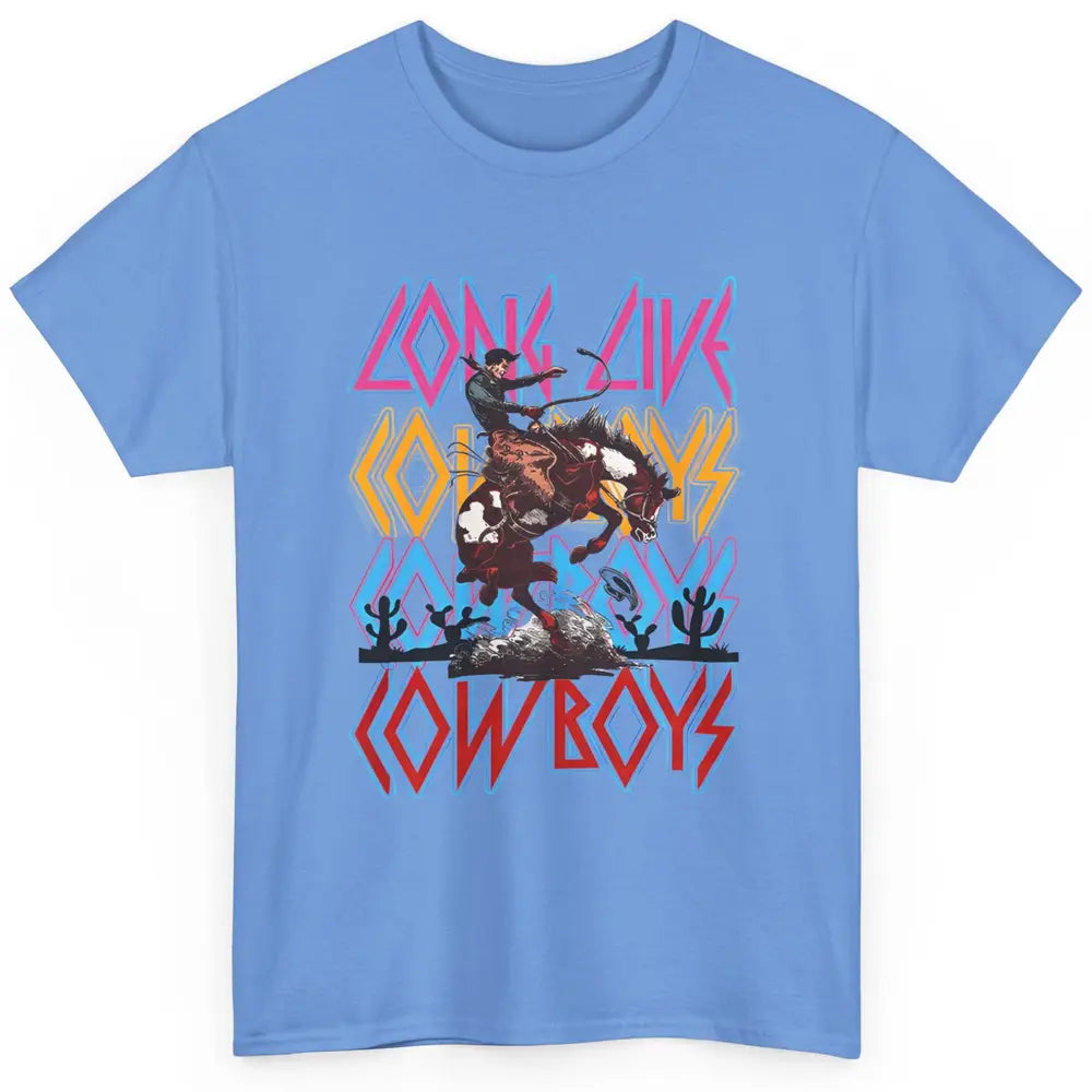 Texas Cowboys Cowgirl Rodeo Western Country Retro Horserider Classic Unisex T-Shirt