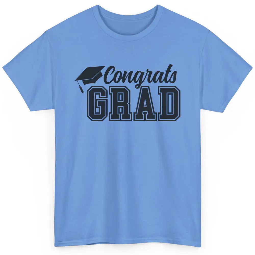 Congrats Grad Senior Class 2022 Bachelor Hat Senior Graduate Classic Unisex T-Shirt