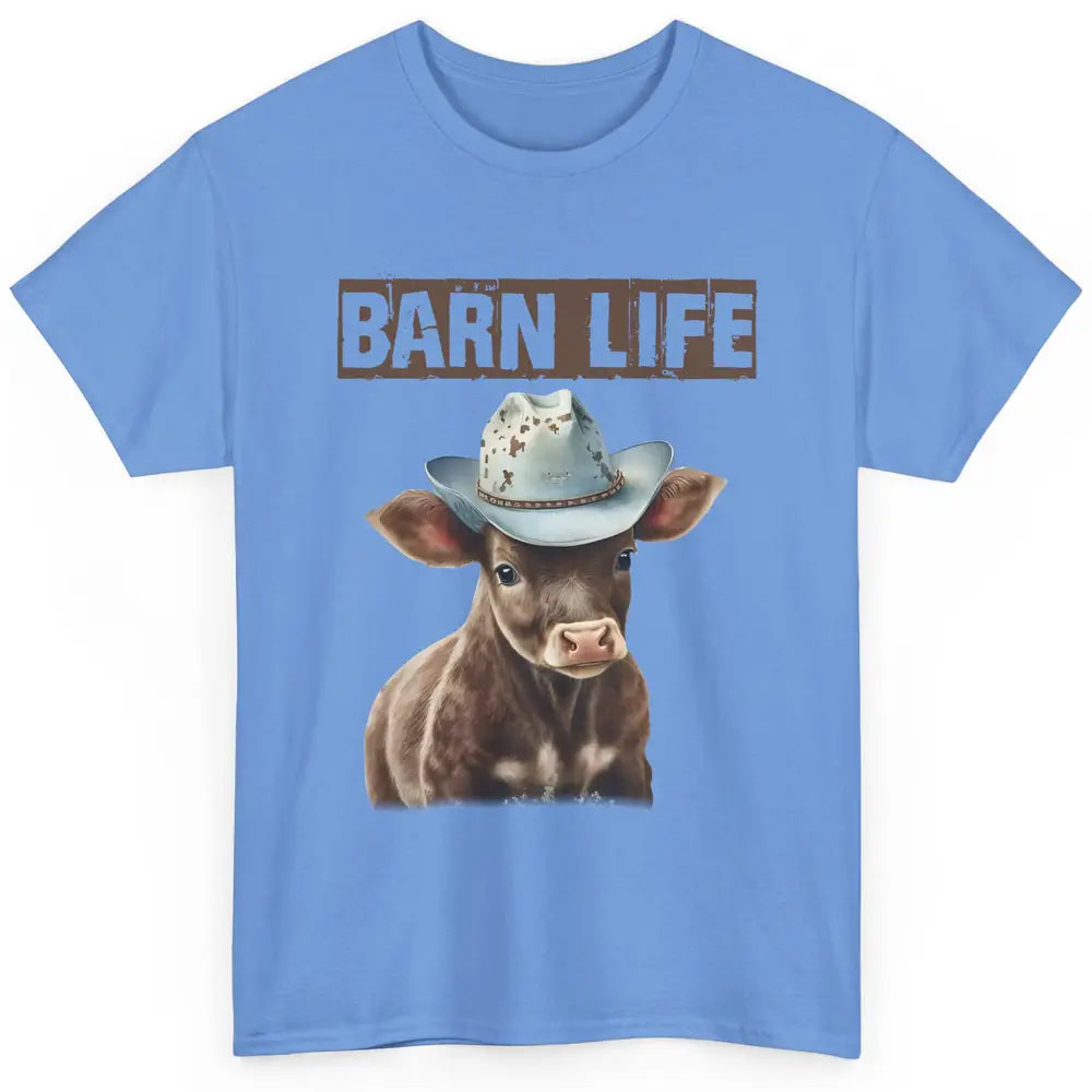 Cute Cow Barn Life Cowboy Hat Little Cowboy Western Boy Classic Unisex T-Shirt