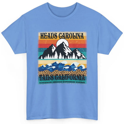 Vintage Heads Carolina Tail California Summer Beach Mountain Classic Unisex T-Shirt