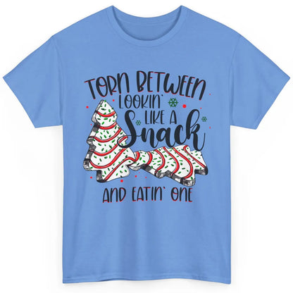 Christmas Tree Cake Torn Between Look Like a Snack Eat One Classic Unisex T-Shirt