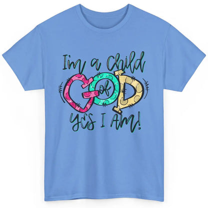 Christian I'm Child of God Hand Drawn Bible Verse Religious Classic Unisex T-Shirt