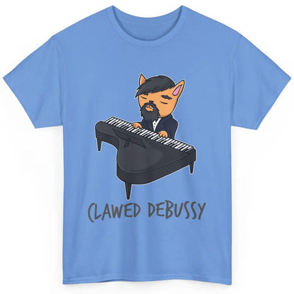 Clawed Debussy Orange Cat Piano Classical Music Composer Pun Classic Unisex T-Shirt