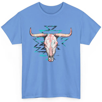 Boho Bull Skull Aztec Rodeo Desert Spirit Western Country Classic Unisex T-Shirt